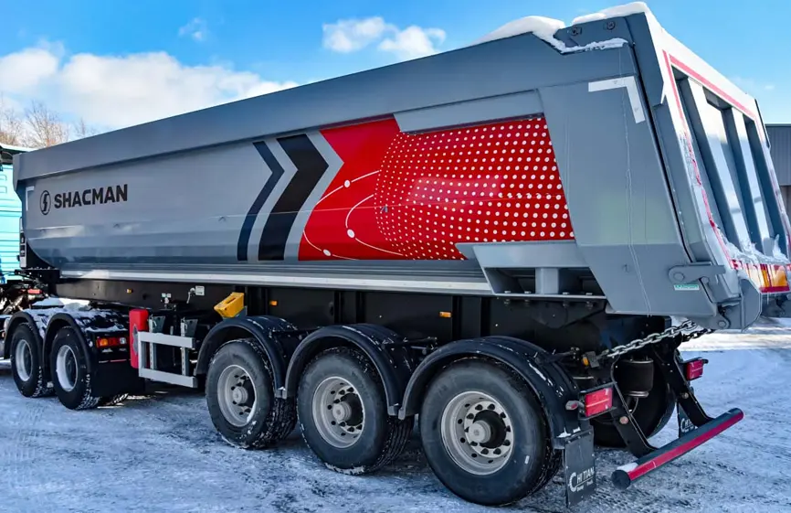 Shacman dump semi-trailer-2