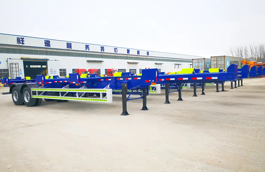 Shacman Container Chassis Semi Trailer-4