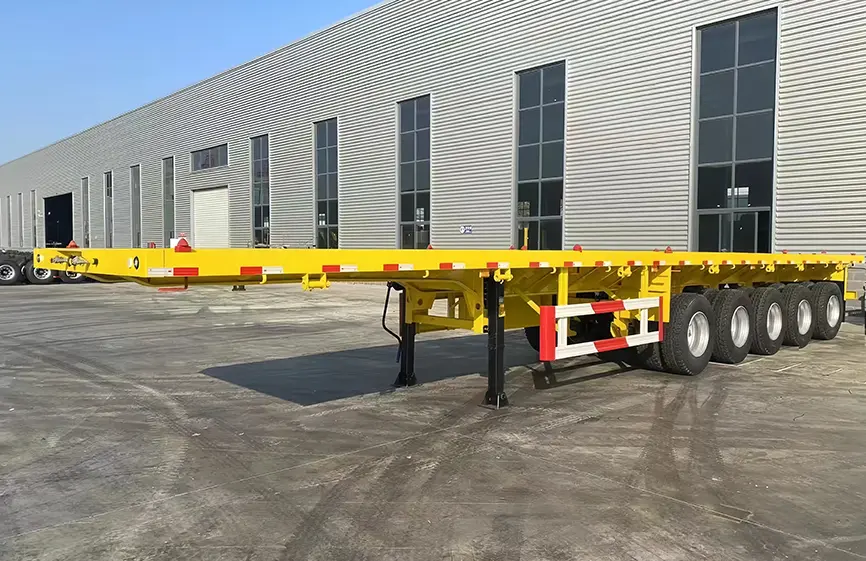 Shacman Flatbed Semi Trailer-3