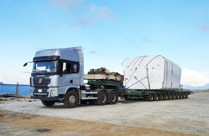 Shacman Hydraulic module combination trailer-4