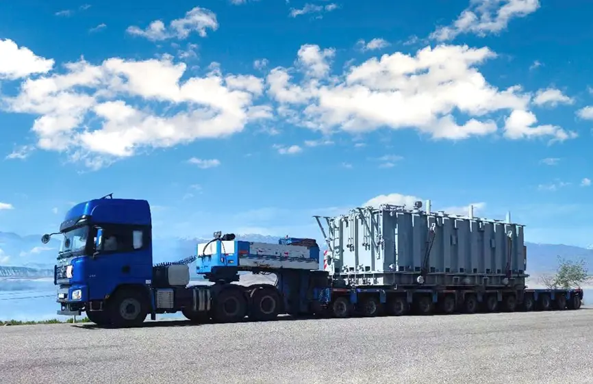 Shacman Hydraulic module combination trailer-5