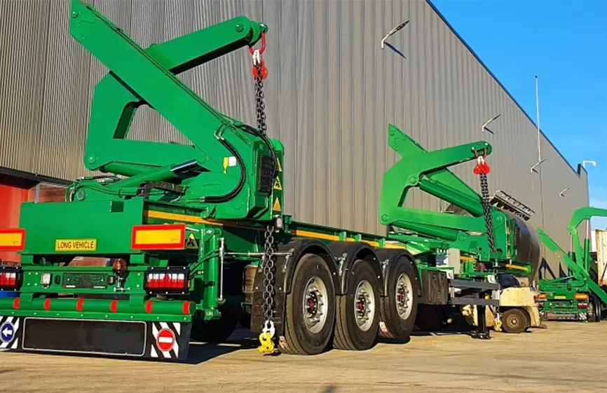 Shacman Low loader Semi Trailers-3