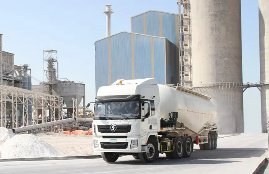 Shacman V-Type Cement Bulker Semi Trailer-4