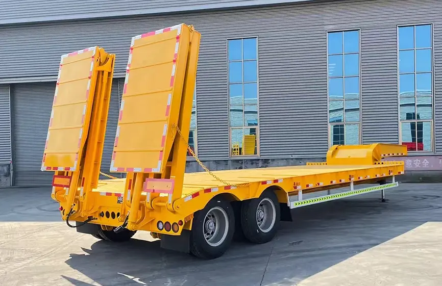 2 Axle Lowbed Semi-Trailer-2