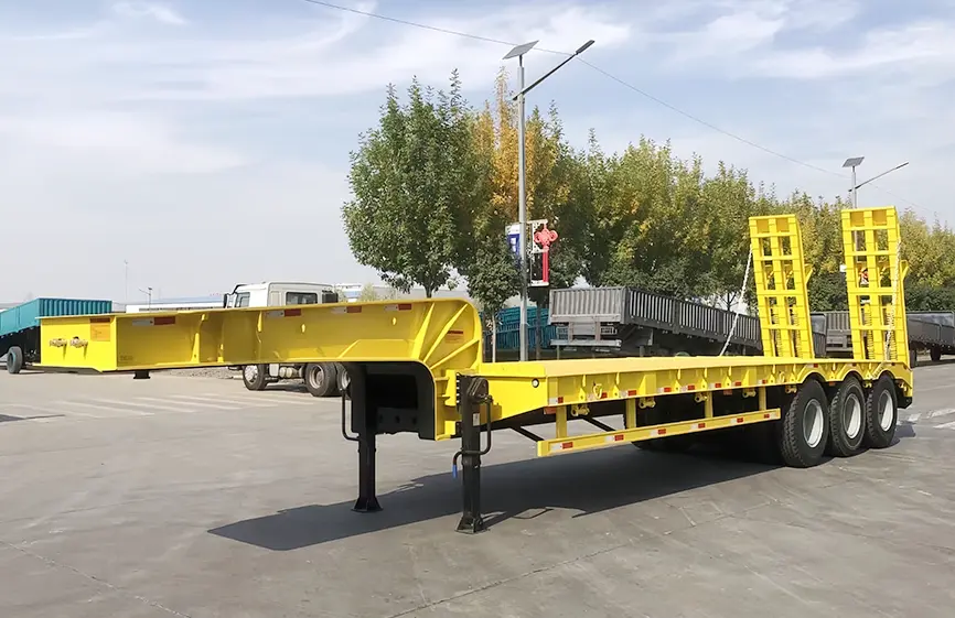 Shacman 3 Axle Lowbed Semi-Trailer -2