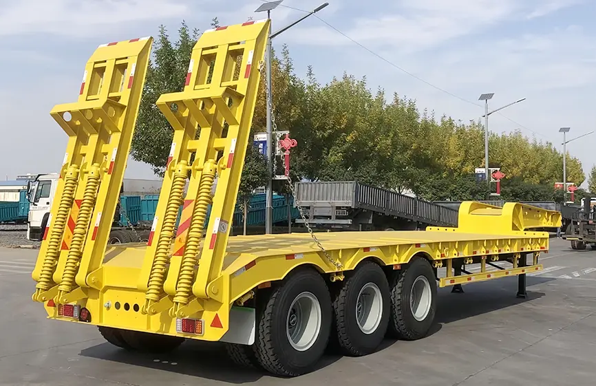 Shacman 3 Axle Lowbed Semi-Trailer -3