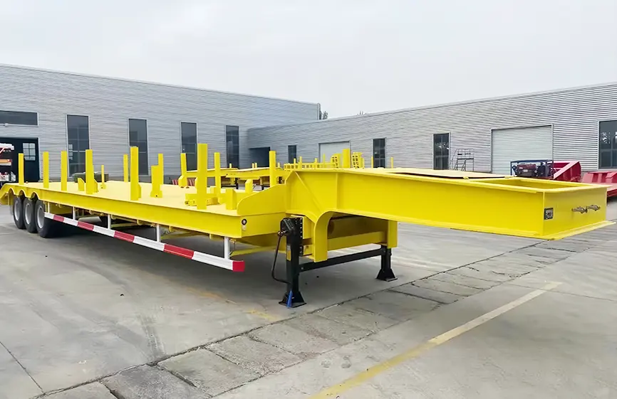 Shacman 3 Axle Lowbed Semi-Trailer -6