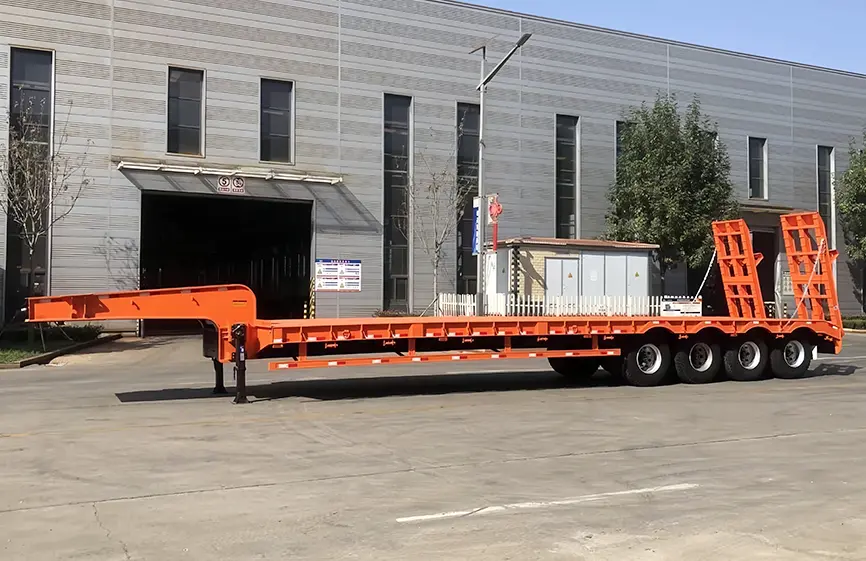 Shacman 4 Axle Lowbed Semi-Trailer-3