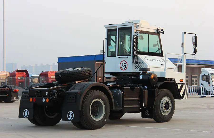 Shacman 4×2 Offset Dock Truck-2