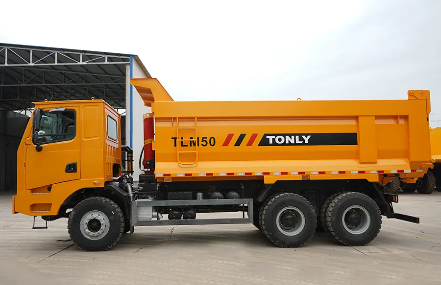 Shacman 6×4 Offset Tipper Truck-2