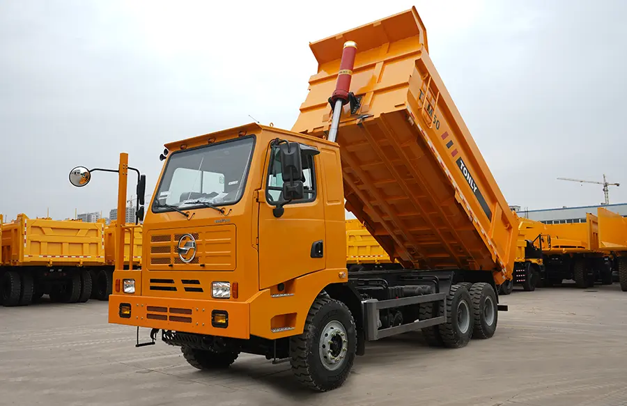Shacman 6×4 Offset Tipper Truck-3