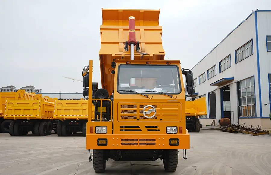 Shacman 6×4 Offset Tipper Truck-4