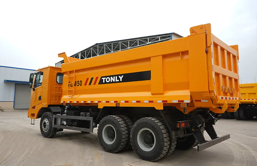 Shacman 6×4 Offset Tipper Truck-6