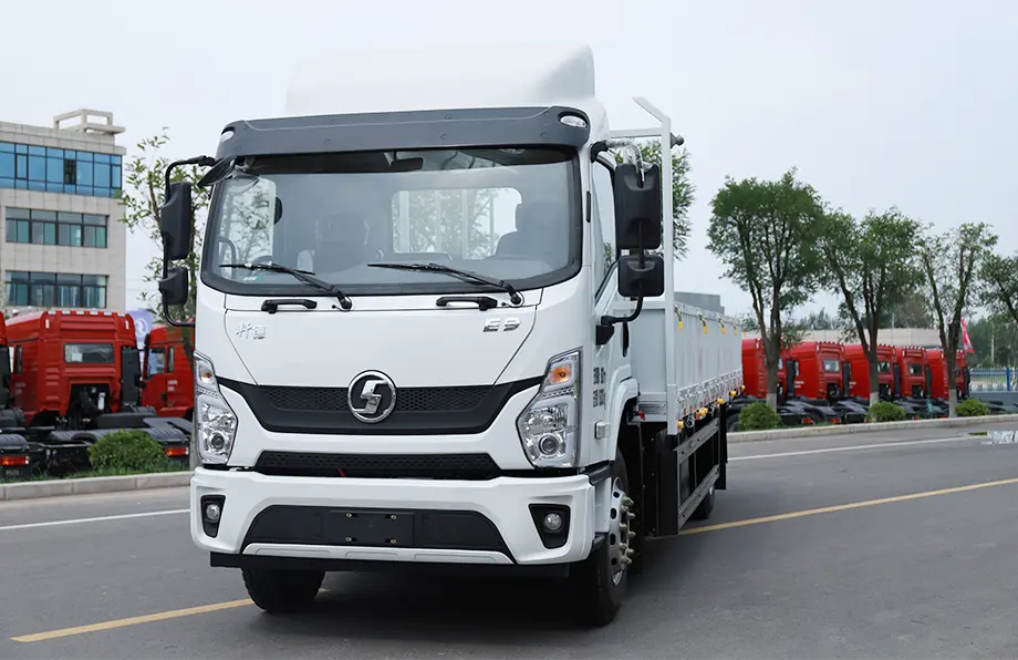 Shacman E9 4×2 Flatbed Cargo Truck-1
