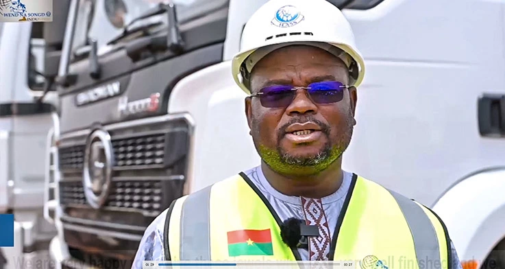 Shacman H3000s across the Ivory Coast