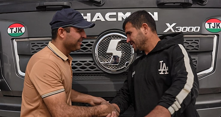 Shacman TruckTajikistan boarder transportation