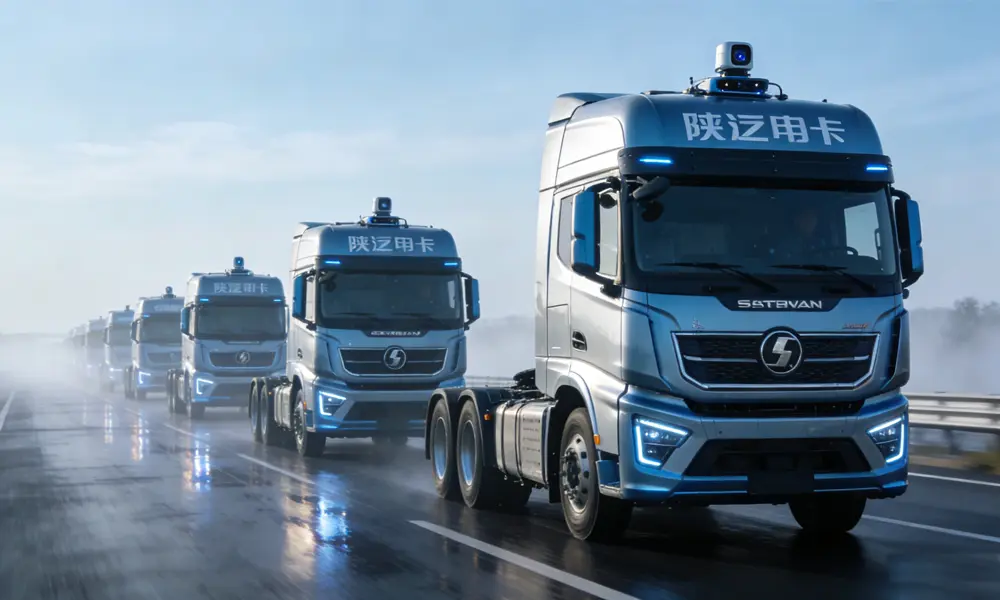 Shacman Truck and KargoBot Reach Strategic Cooperation (3)