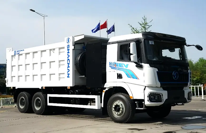 Shacman X5000e 6×4 Ev Dump Truck (3)